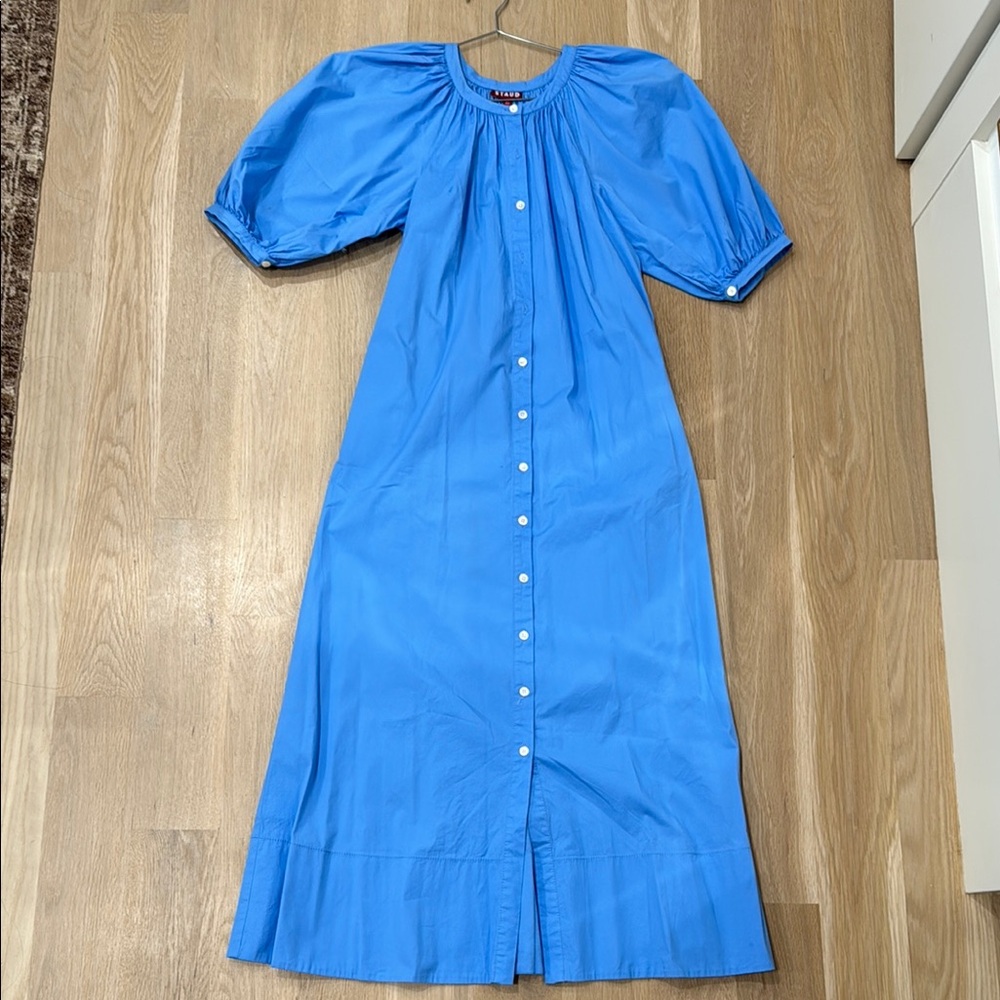 Staud Vicente dress baby blue XS
